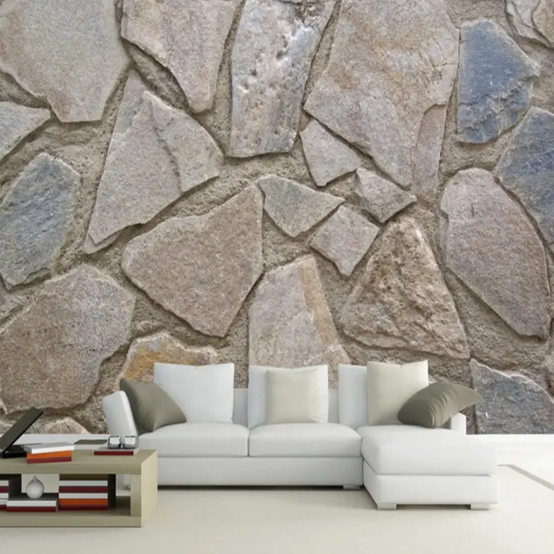 Papel de parede parede tijolos estéreo 3d, sala de estar, papel de parede