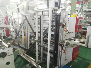 Tự Động Nhựa Ép Đứng Lên <span class=keywords><strong>Zipper</strong></span> Pouch Làm Cho Máy Cho Doypak Snack Pouch Với Ziplock Bag Làm Máy Móc Đài Loan - Product Image 5