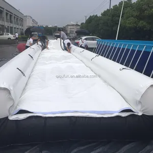Commerciële Opblaasbare Nieuwe Air Sealed 1000 Ft Slip N Slide Slide De Stad, slip N Glijbaan Met Water Zwembad