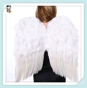 HPC-0839 de alas de plumas de Ángel caídas, accesorio hecho a mano para fiesta, foto, color negro, rojo, blanco - Product Image 4