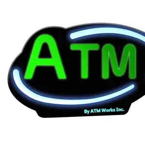 真空成型背光闪光Atm Led标志