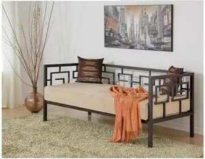 أريكة الحديثة الحديد المطاوع سرير النهار سعر تصميم