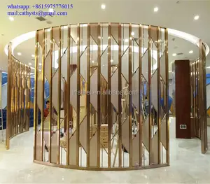 Metal Screen Stainless steel interior decoration project for 5 stars hotel decor