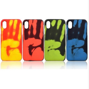 <span class=keywords><strong>Coque</strong></span> de téléphone thermosensible noire pour <span class=keywords><strong>iPhone</strong></span> 6 6S <span class=keywords><strong>7</strong></span> 8 Xr X Xs Max - Product Image 5