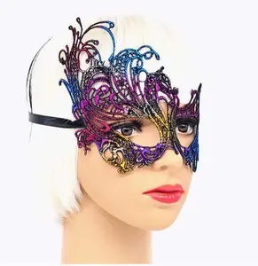 OP-1 Oogmasker Voor Feest Goedkope Decoratieve Kleurrijke Elegante Maskerade Maskers Voor Ballen