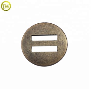 Round Shape Coat Conchos <strong>Button</strong> Sewing Clothing Accessory Zinc Alloy Metal Holes <strong>Button</strong> for <strong>Suit</strong> - Product Image 3