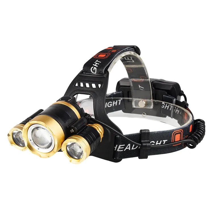 High Power 2400umen 3.7V 4 Modes Rechargeable Led Head Lamp _Led Headlamp Flashlight Led T6 Zoomable Led Headlight for Working