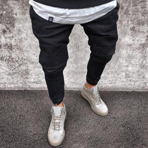 <span class=keywords><strong>Jeans</strong></span> <span class=keywords><strong>Skinny</strong></span> Strappati Elasticizzati da <span class=keywords><strong>Uomo</strong></span> Stile Biker - Product Image 2