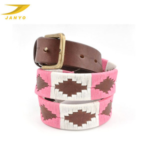 Cinturón Clásico Hecho a Mano con Hebilla de Pin, Cinturón de Punto de Aguja con Cuero Genuino y Cinturón Personalizado para Mujer - Product Image 4