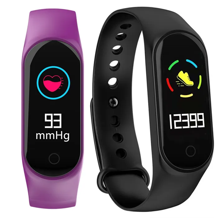 New Product Sports Healthy Bracelet Heart Rate Step Pedometer mi band M4 smart band