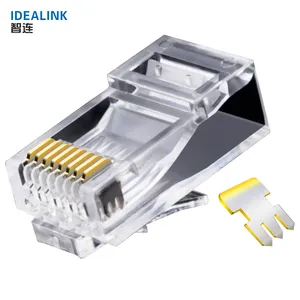 High performance 1000pcs set UTP network Ethernet cat6 rj45 connector 8p8c modular plug