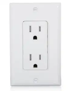 American 125V 15A Receptacle with Tamper Resistant