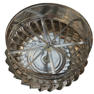 Ventilador de escape de acero inoxidable para techo de fibra de vidrio Industrial de alta calidad para ventilación de turbina eólica - Product Image 4