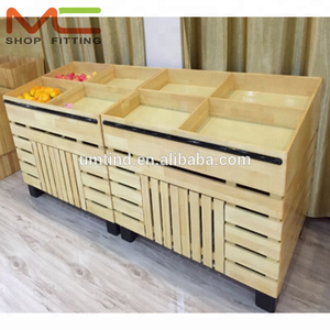 Gabinete de madera de supermercado para estante de exhibición de alimentos secos estante de exhibición de pan de aperitivos - Product Image 4