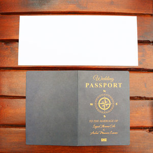 2025 plus récent design de passeport personnalisé embarquement invitations de mariage cartes de sortie pour les invités - Product Image 5