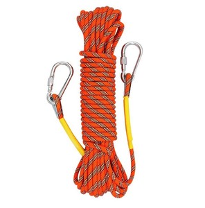 <span class=keywords><strong>Corde</strong></span> de sécurité dynamique pour escalade, paracorde en polyester, <span class=keywords><strong>avec</strong></span> <span class=keywords><strong>mousqueton</strong></span> à crochet, 5mm 10mm 12mm * 10m - Product Image 1