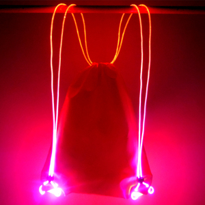 Vente <span class=keywords><strong>en</strong></span> gros <span class=keywords><strong>en</strong></span> usine OEM sac à cordon LED promotionnel personnalisé sac à dos léger la <span class=keywords><strong>nuit</strong></span> - Product Image 5