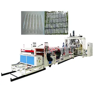 PC PET corrugated transparent roofing sheet tile extrusion machine polycarbonate extruder