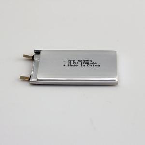 DTP Yüksek kaliteli polimer li-ion pil <span class=keywords><strong>503759</strong></span> 3.7 v 1200 mah <span class=keywords><strong>lipo</strong></span> pil - Product Image 5