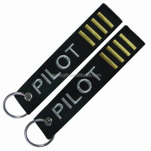 Porte-clés brodé pour pilote, accessoire de collection pour les pilotes, les passionnés d'aviation, cadeau de diplôme, cadeau d'<span class=keywords><strong>emploi</strong></span>, souvenir d'aéroport - Product Image 1