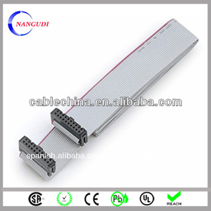 Ul2651 28 awg 1. 27mm 20 pin cable de cinta con 2. 54mm conector idc - Product Image 1