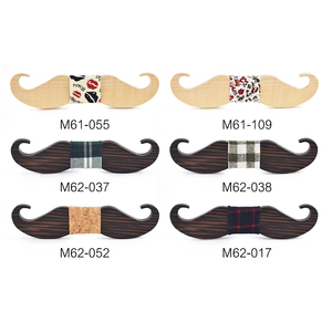 Haute Qualité Moustache <span class=keywords><strong>Bois</strong></span> <span class=keywords><strong>Noeud</strong></span> <span class=keywords><strong>Papillon</strong></span> Noyer Enfants - Product Image 4