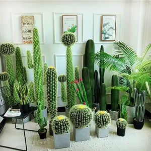 Artificial Succulents Cactus Plants盆栽Desert Artificial Plant For Table Garden Home Decoration