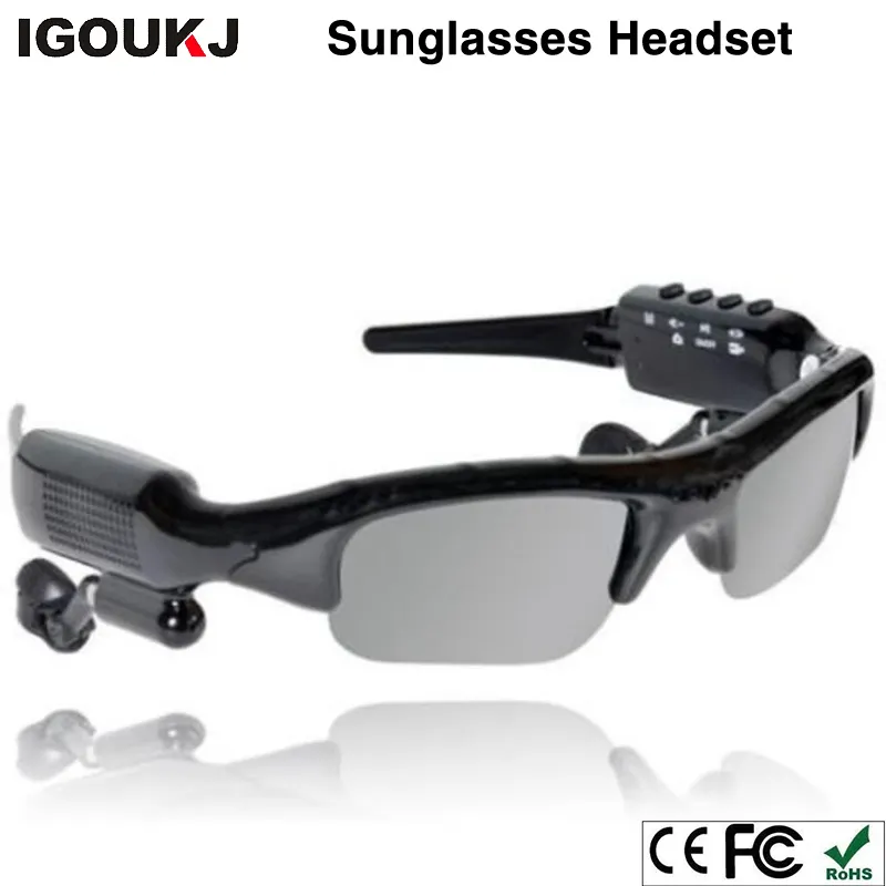 Gafas de sol multifunción DV de fábrica, cascos inalámbricos con grabadora de vídeo móvil, tarjeta TF, MP3, 8GB