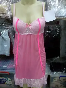 Lingerie sensual da babydoll da menina, roupa íntima sexy da beleza, vestido noturno tamanho pijama, imagem da foto, 2015