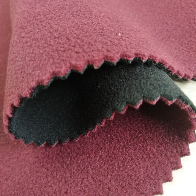 Сделайте заказ, сохраняющая тепло, водонепроницаемая, дышащая, 100D полиэстер, флисовая ткань 100D с мембраной из ТПУ для куртки