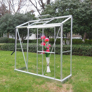Mini <span class=keywords><strong>serre</strong></span> avec cadre en <span class=keywords><strong>verre</strong></span> <span class=keywords><strong>et</strong></span> en aluminium, <span class=keywords><strong>serre</strong></span> inclinée contre le mur pour <span class=keywords><strong>jardin</strong></span> - Product Image 4