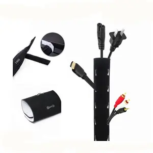 Adjustable Neoprene Management Cable Sleeves Cord Organizer for PC / TV / Home Theater / Speaker