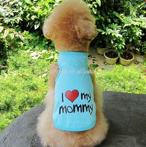 En vrac é<span class=keywords><strong>t</strong></span>é, <span class=keywords><strong>t</strong></span> shirt chien chien de vêtements bon marché j'aime maman/daddy - Product Image 1