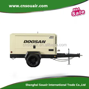 Compresor de aire portátil diésel, 425cfm, 100psi, ingersoll-rand, Doosan, modelo P425/HP375WCU HP450/VHP400WCU P600/XP535WCU