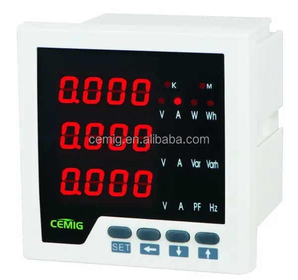 CEMIG LED digitale tube display 96*96mm huidige voltage power energie Hz3 fase stroom spanning frequentie meter Z serie