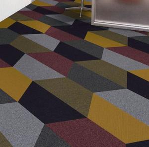 Dalles <span class=keywords><strong>de</strong></span> moquette commerciales en nylon PVC imperméables modulaires modernes - Product Image 5