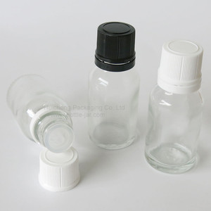 Petit européenne verre bouteilles avec tamper evident couvercles claire - Product Image 4