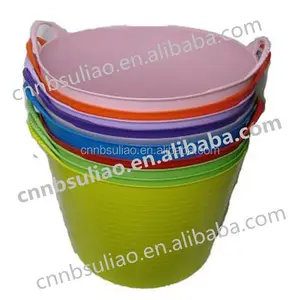 rubber horse water bucket