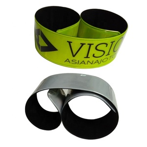 Gelang Vinil Pvc Visibilitas Tinggi Kustom Kelas 2 Gelang Tangan Reflektif Gelang Pembungkus Slap Lengan untuk Hadiah Anak-anak - Product Image 3