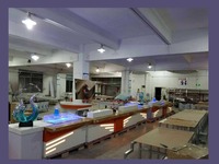Gewerblicher Edelstahl-Speisenwärmer Buffet-Tisch für Motorlodge/Motel