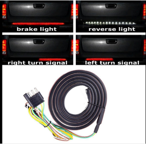 Puerta Trasera del camión Barra de La Lámpara Blanca/Rojo Atrás Stop Running Turn Signal 48 "Luz - Product Image 2