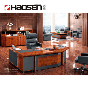 Classic Wooden Government <strong>Office</strong> <strong>Table</strong> With <strong>Small</strong> Cabinet Escritorio Retro Director Executive Ceo Desk <strong>Table</strong> - Product Image 2