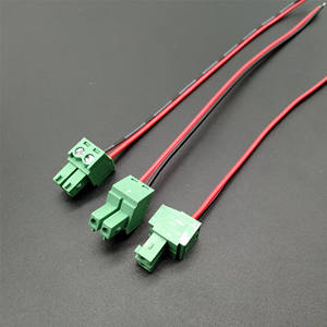 2468 AWG24 ленточный кабель в сборе, зеленый контактный винтовой клеммный блок, соединитель <span class=keywords><strong>2</strong></span> Pin - Product Image 2