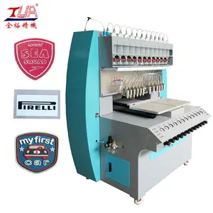 12 color liquid PVC rubber patch making equipment machine