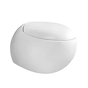 K-138 Design a forma di uovo del mercato all'ingrosso della cina installare la parete appesa alla parete della toilette in ceramica