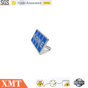 شارات اسم للموظفين من المعدن, شارات اسم شخصية معدنية للتطريز مزودة بشارة تعريف شخصي أو مغناطيسية على شكل حرف من طراز - Product Image 3