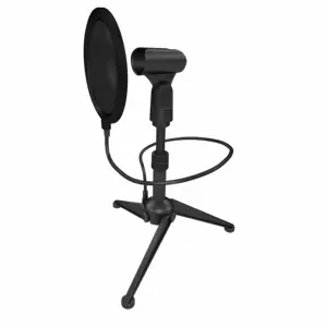 Baru Mikrofon Stand Dengan Pop Filter, Tinggi Disesuaikan