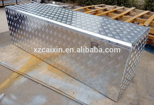 Baule Cassetta Attrezzi in Alluminio Mandorlato Personalizzato dal Produttore per Furgone Camion - Product Image 4