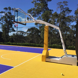 FIBA <strong>Basketball</strong> Stand Heavy Base Steel Goal <strong>Posts</strong> Outdoor <strong>Basketball</strong> Hoop - Product Image 2