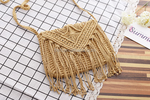 <span class=keywords><strong>Borsa</strong></span> a tracolla da spiaggia con frange all'<span class=keywords><strong>uncinetto</strong></span> in <span class=keywords><strong>cotone</strong></span> 2024 da donna - Product Image 5